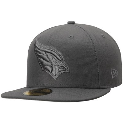 Men's Arizona Cardinals New Era Graphite Tonal League Basic 59FIFTY Fitted Hat 2460837